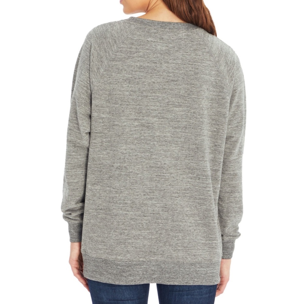 NWT Wildfox Pour Favor Wine Grey Sweatshirt Med Lg - Picture 8 of 13